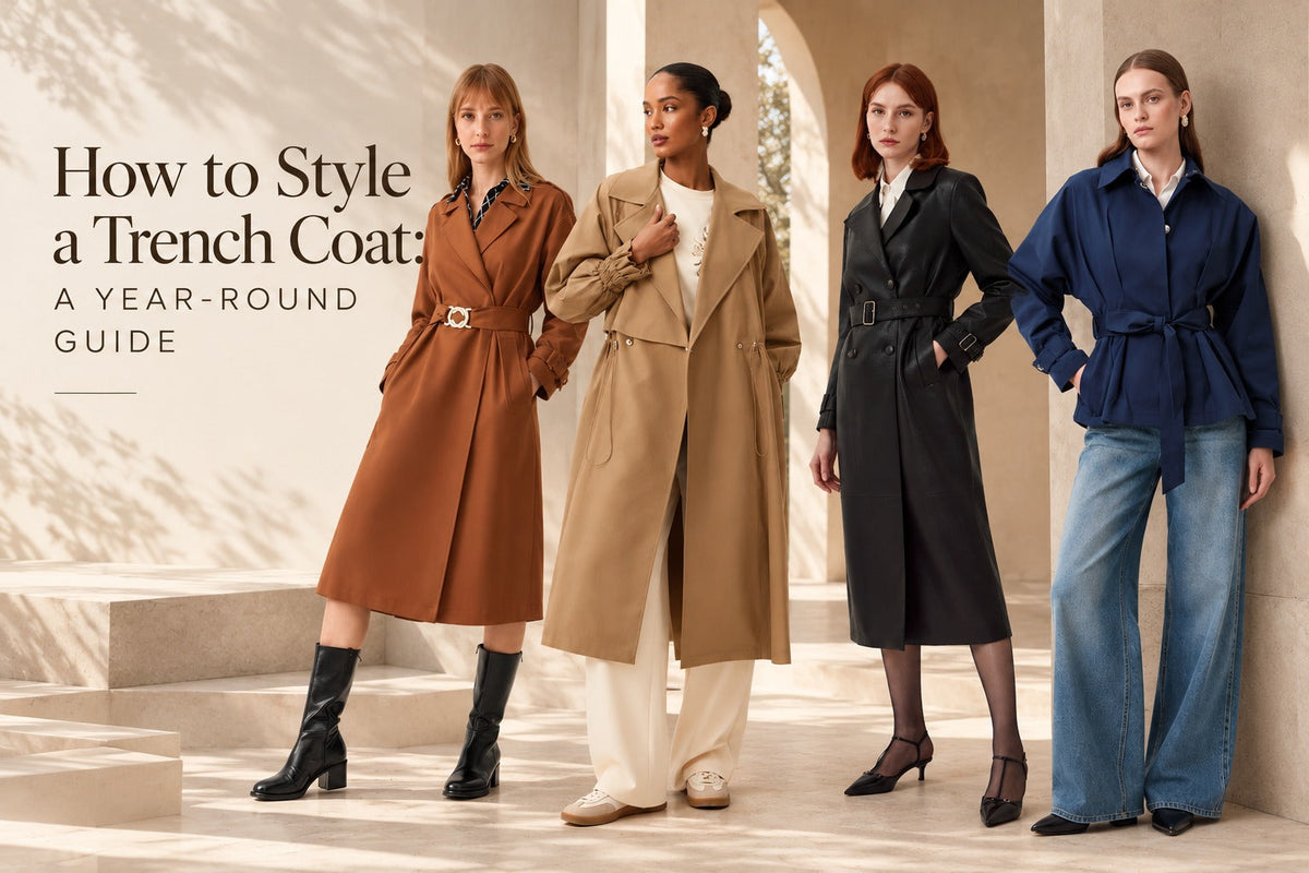 How to Style a Trench Coat: A Year-Round Guide