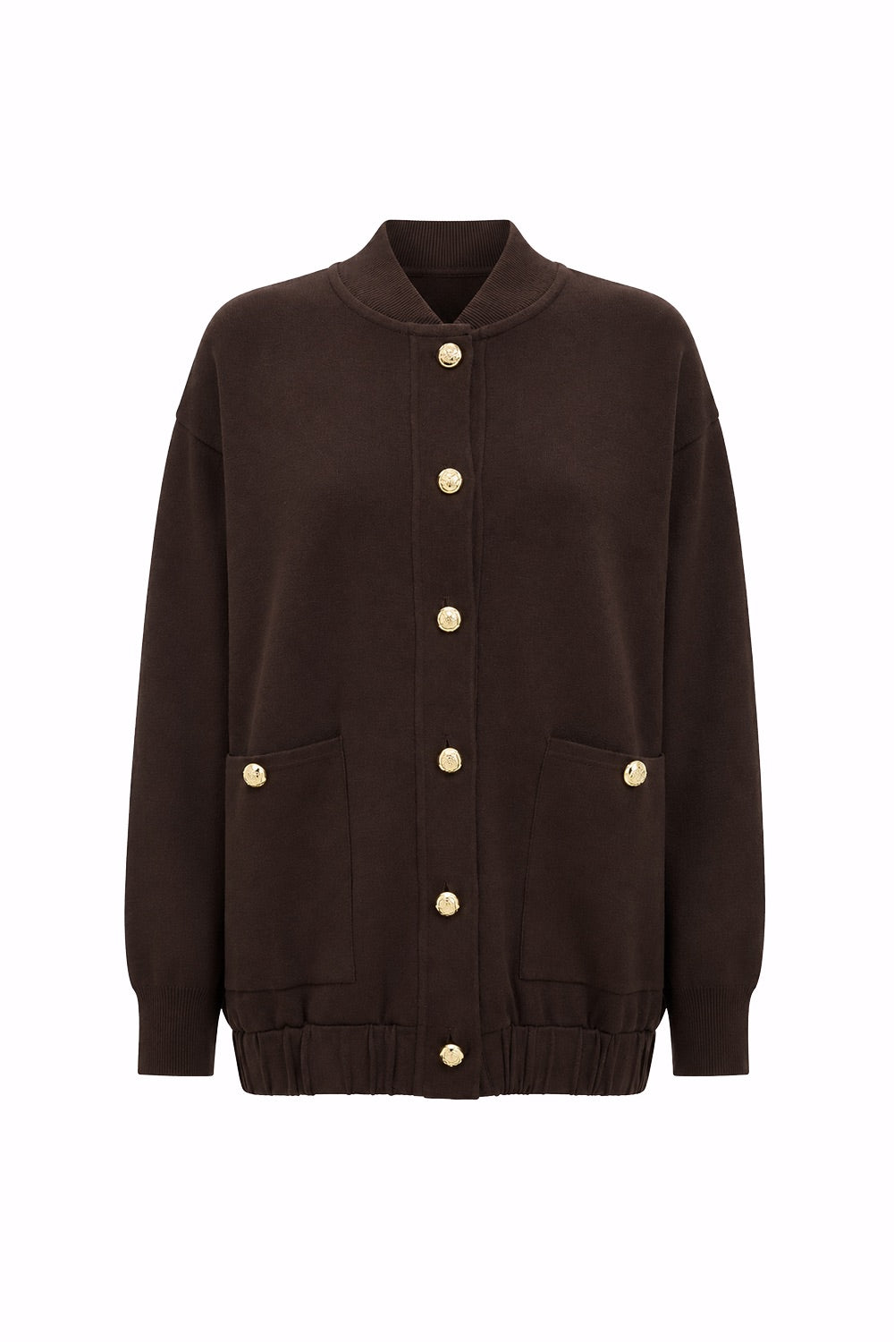 Barbara Knit Cardigan – BROWN