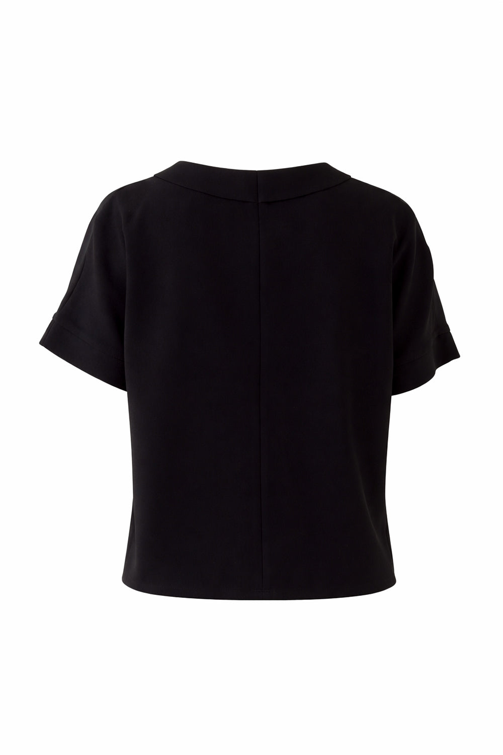 Alberic Satin Blouse – BLACK