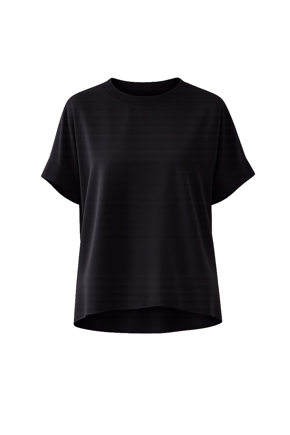 Alberic Satin Blouse – BLACK