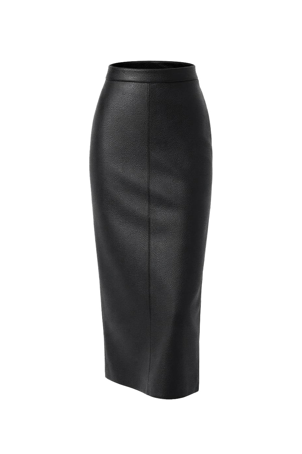 Alok Leather Skirt - Black
