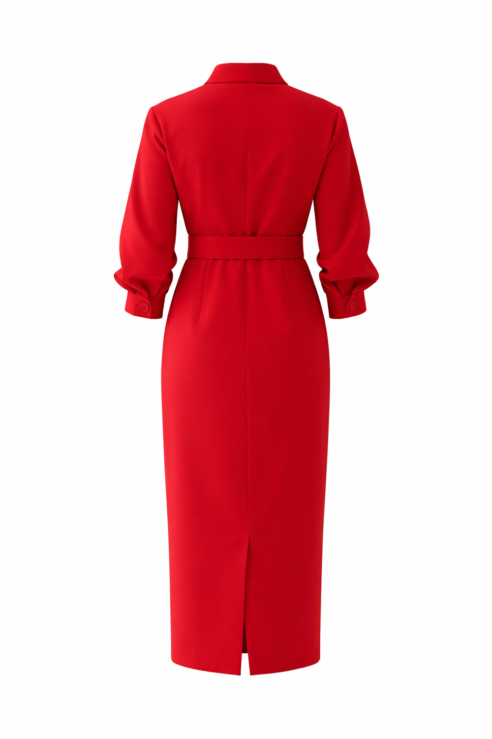 Adler Midi Dress – RED