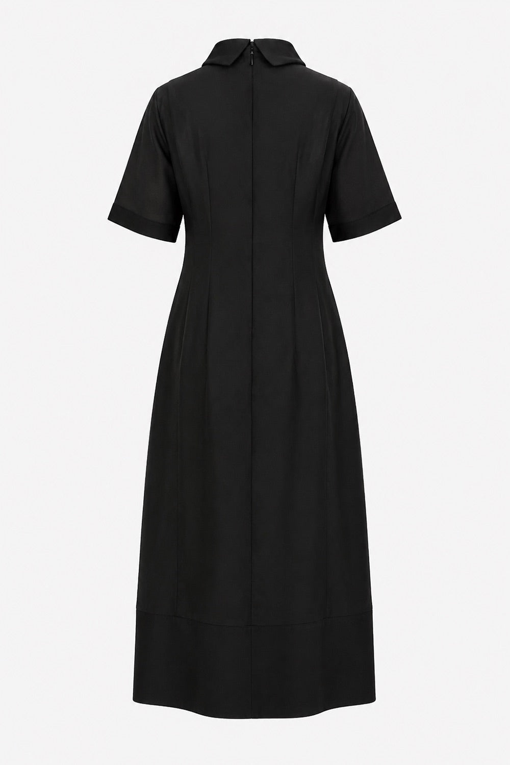 Jadiyn Midi Dress - BLACK