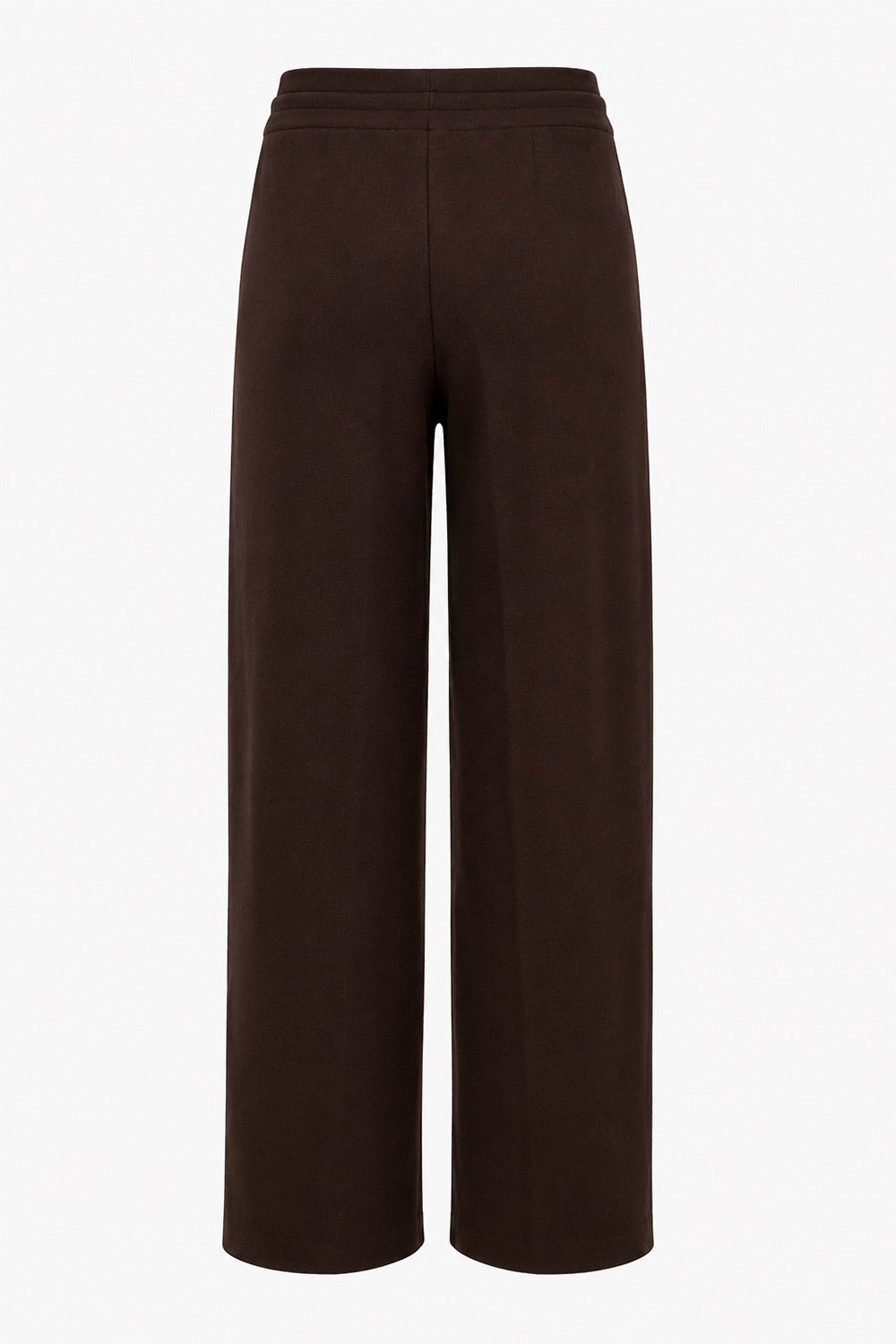 Drawstring Knitted Trousers – Brown