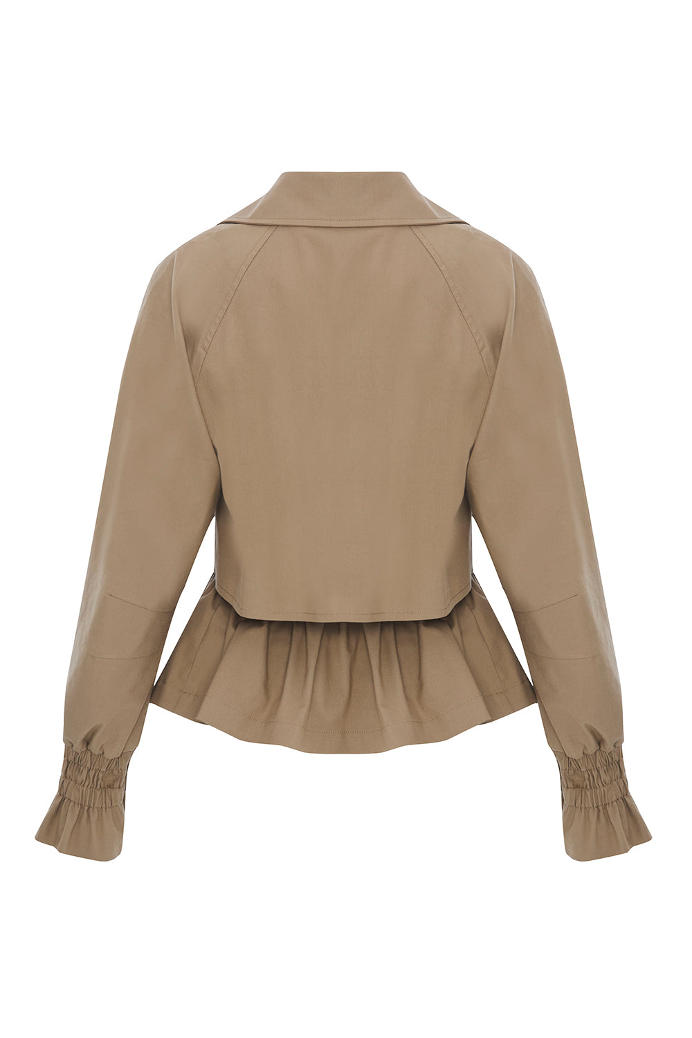 Yareli Trench-Style Shirt Collar Jacket