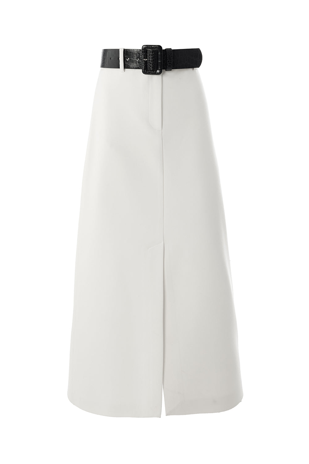 Arlette Belted Pocketed Skirt