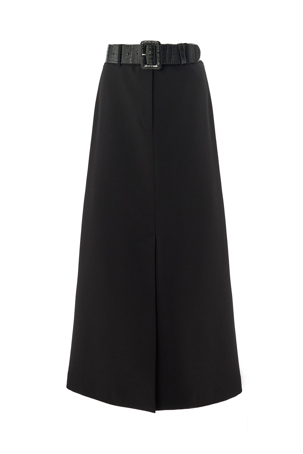 Arlette Belted Pocketed Skirt