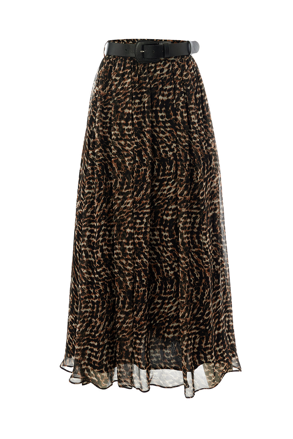 Teresa Printed Chiffon Midi Skirt