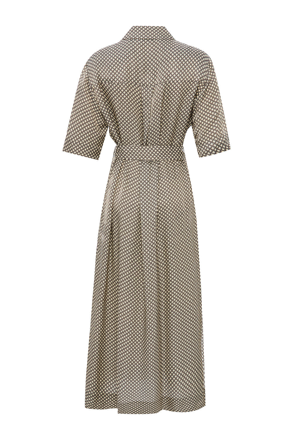 Sasha Printed Short Sleeve Shirt Dress