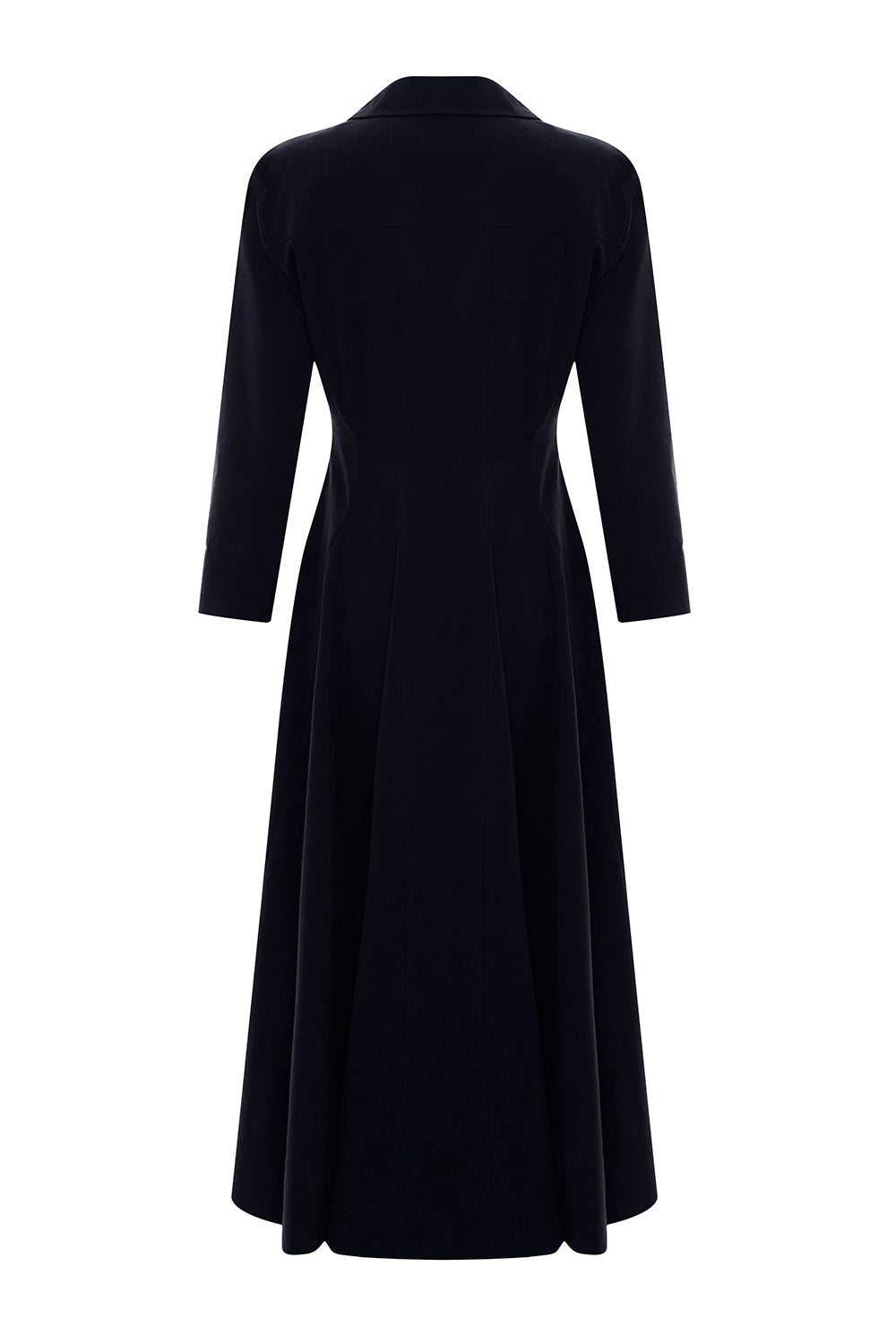 Estelle Pocketed Jacket Collar Dress
