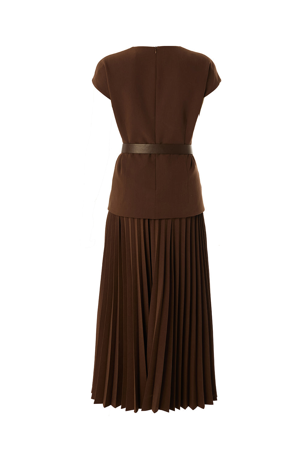 Jolie Sleeveless Pleated Dress