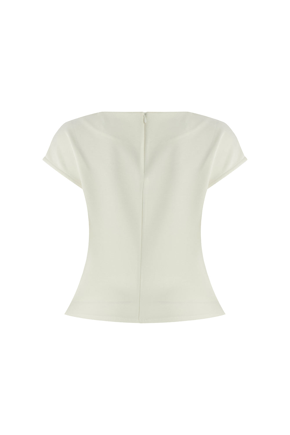 Scout Dropped Shoulder Boat Neck Knit Blouse