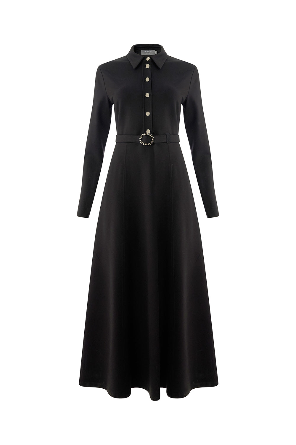 Georgina K.Midi Dress - BLACK