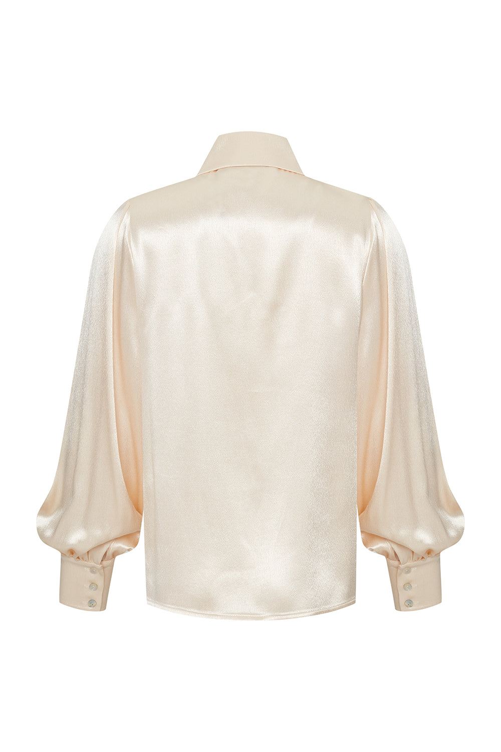 Kaia Satin Shirt - ECRU