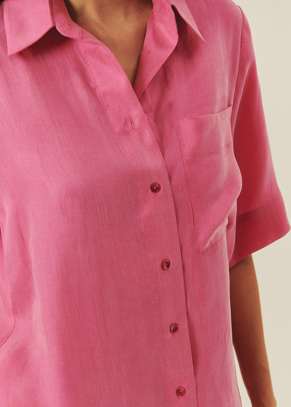 Regular Fit Lyocell Shirt