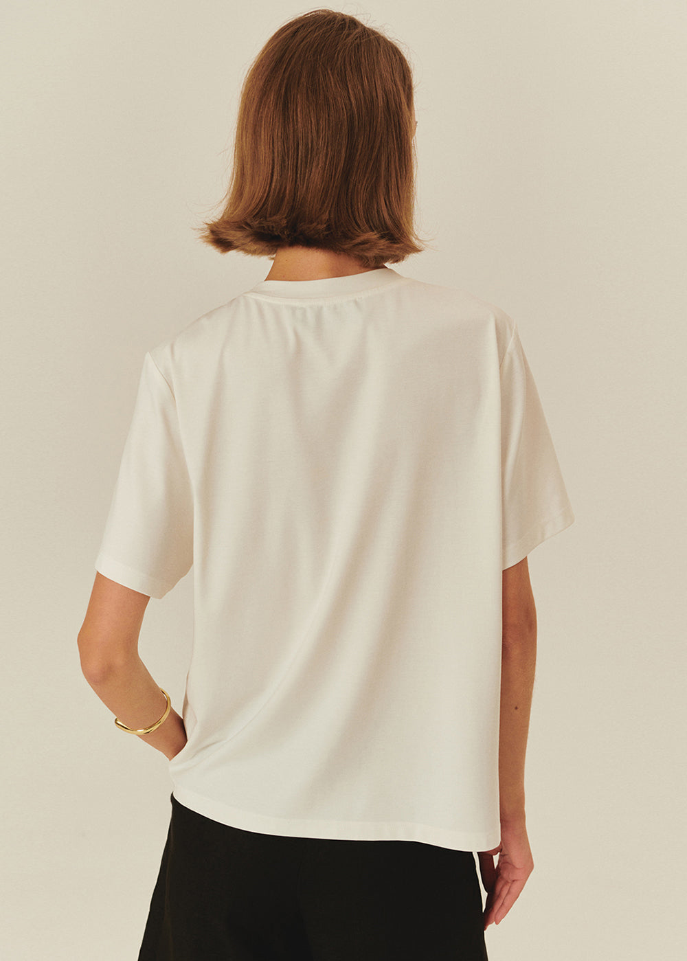 Star Embroidered Regular Fit T-Shirt