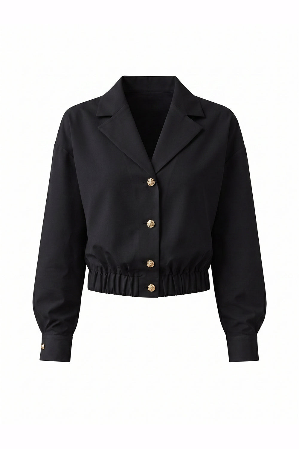 Romina Collar Jacket - Black