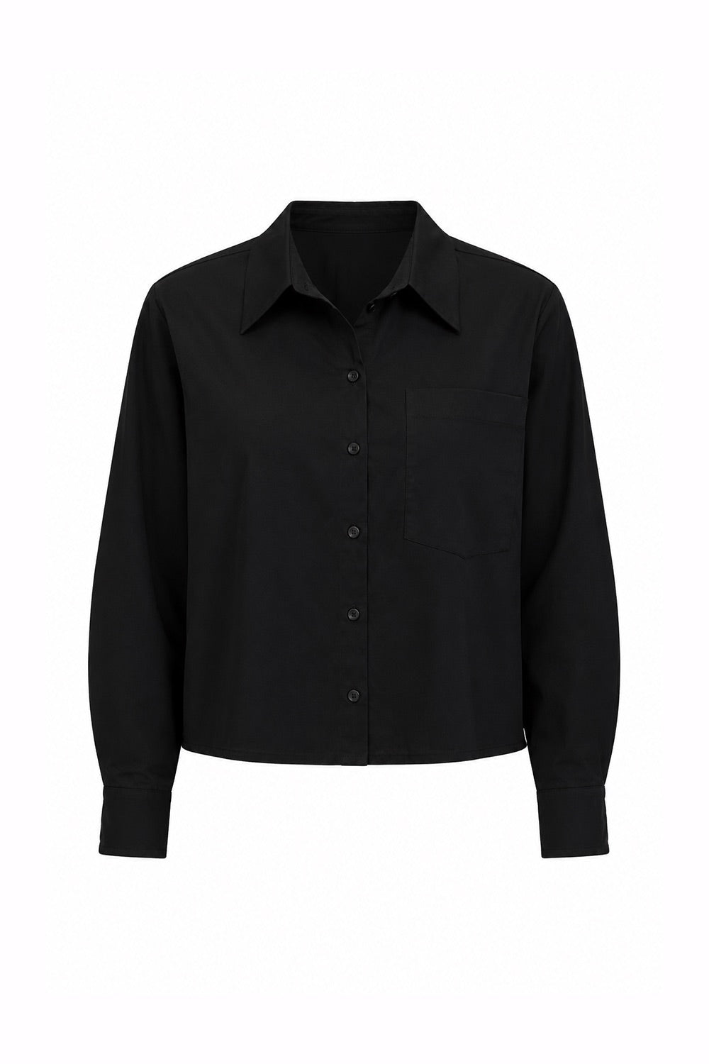 Theodora Long Sleeve Shirt – BLACK