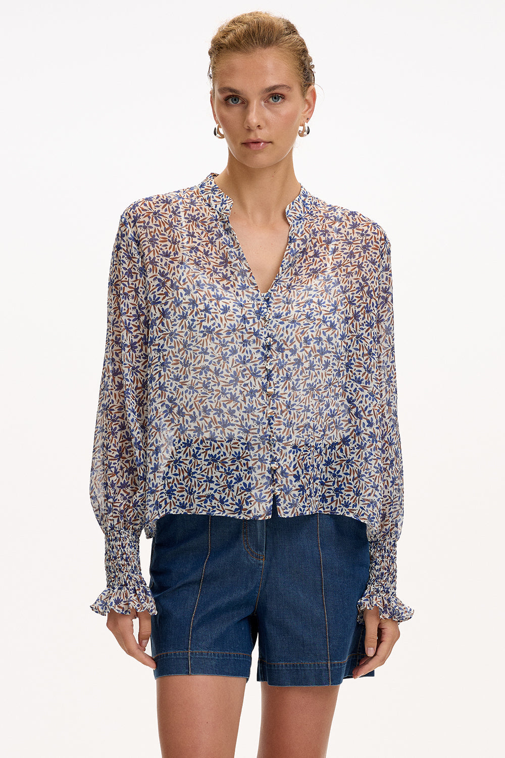 Kathleen Long Sleeve Shirt - MULTI COLOR