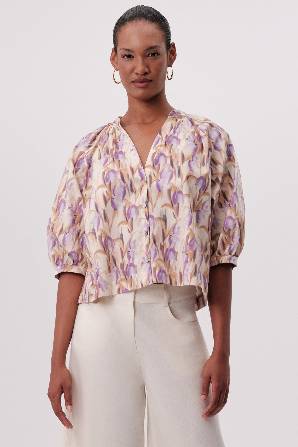 Mandy Short Sleeve Shirt - MULTI COLOR