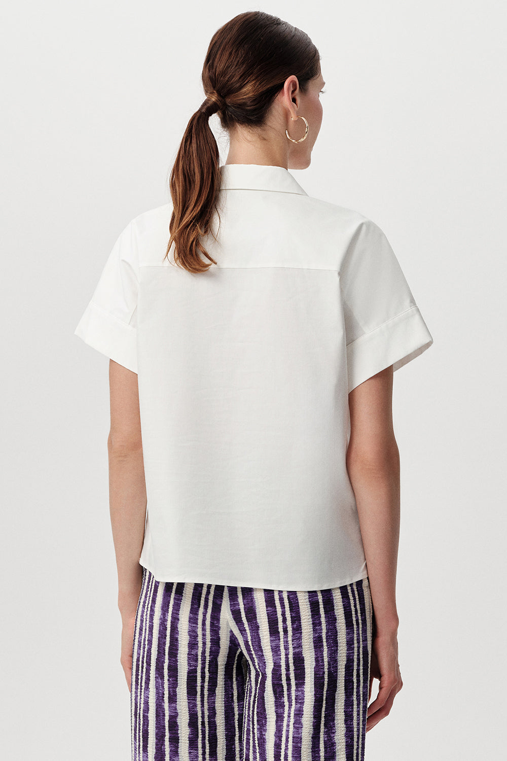 Tegan Short Sleeve Shirt - BONE