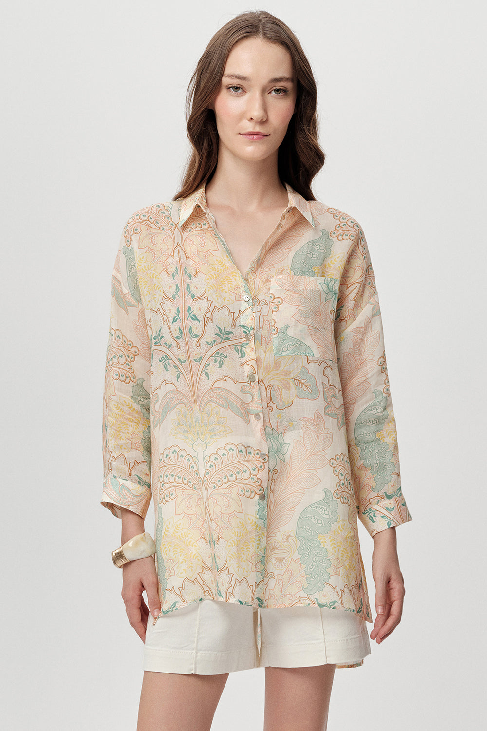 Aron Long Sleeve Shirt - MULTI COLOR