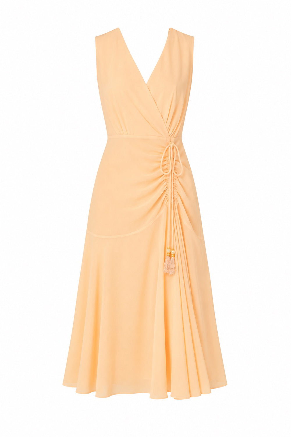 Elora Midi Dress - YELLOW