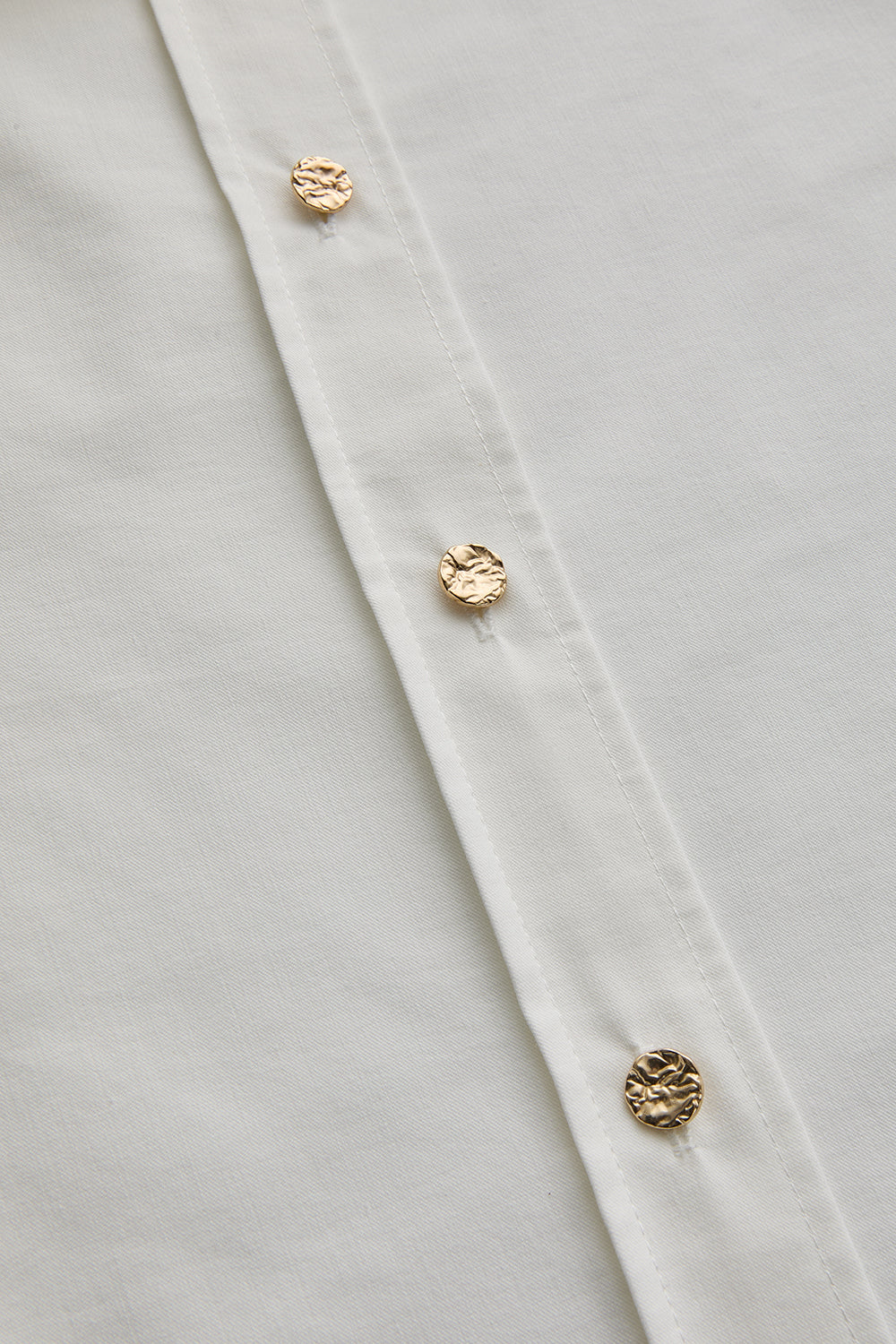 Button Detailed Regular Cotton Shirt