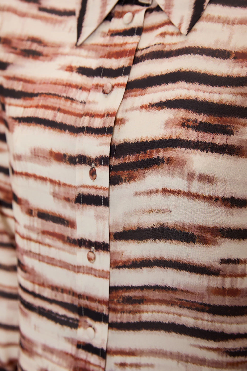 Playful Multicolor Mini Dress with Shirt Collar