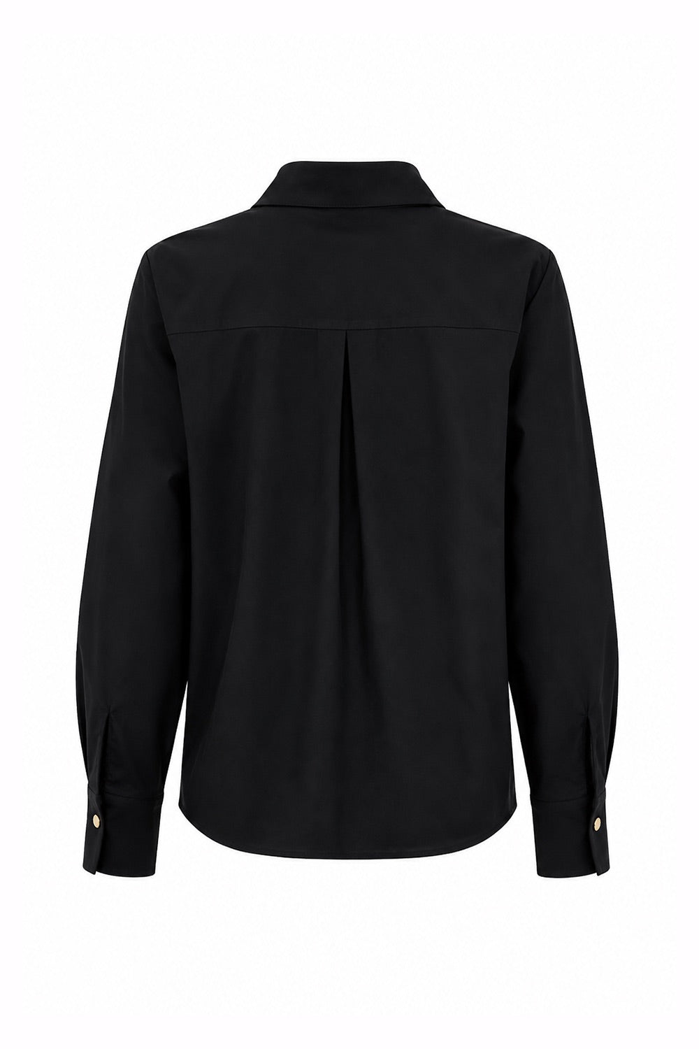 Corinne Poplin Shirt – BLACK