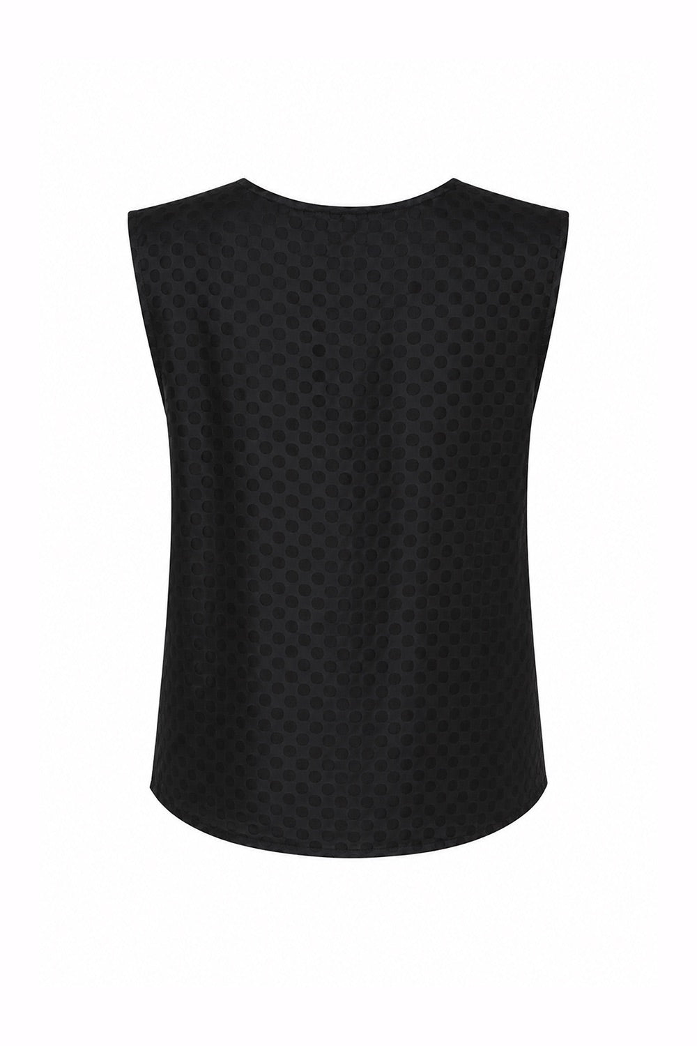 Stephanie Asymmetric Blouse - BLACK