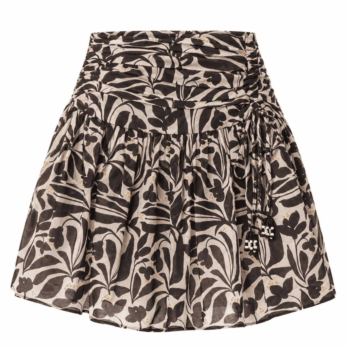 Camile High Rise Pleated Mini Skirt- Multi Color