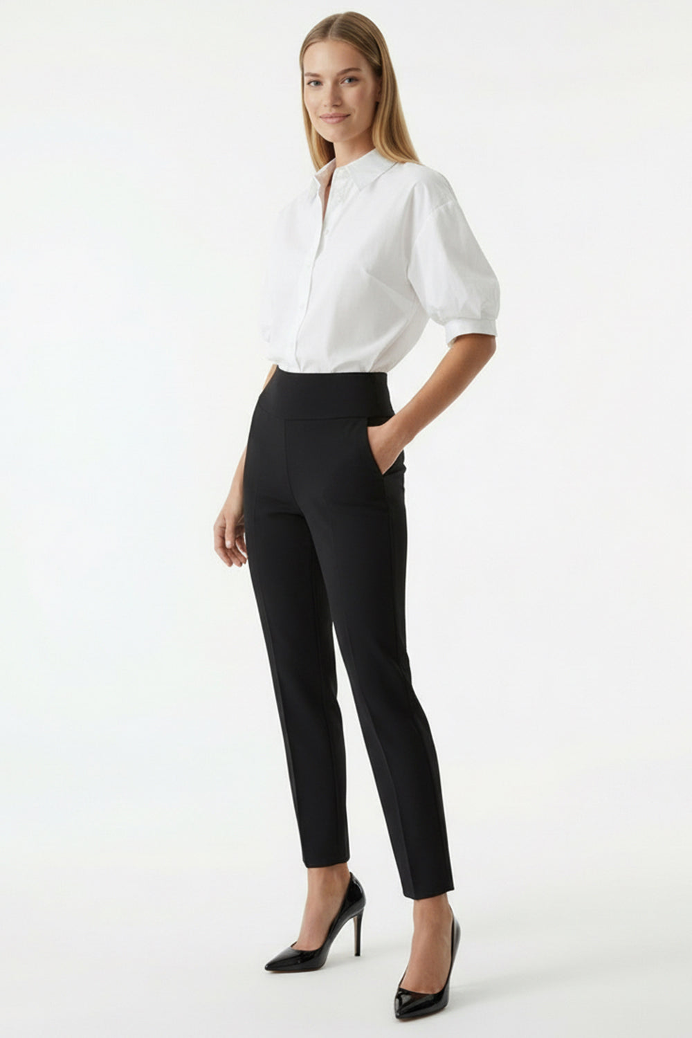 High Waist Tapered Pants