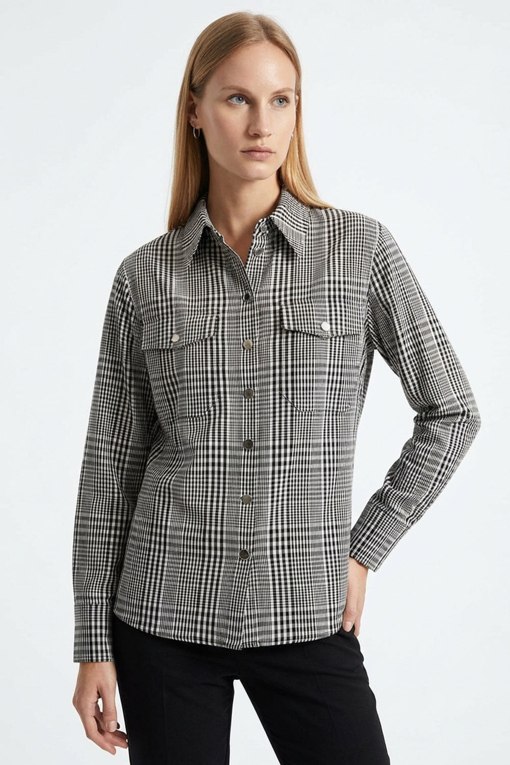 Hayley Long-Sleeve Shirt - Black