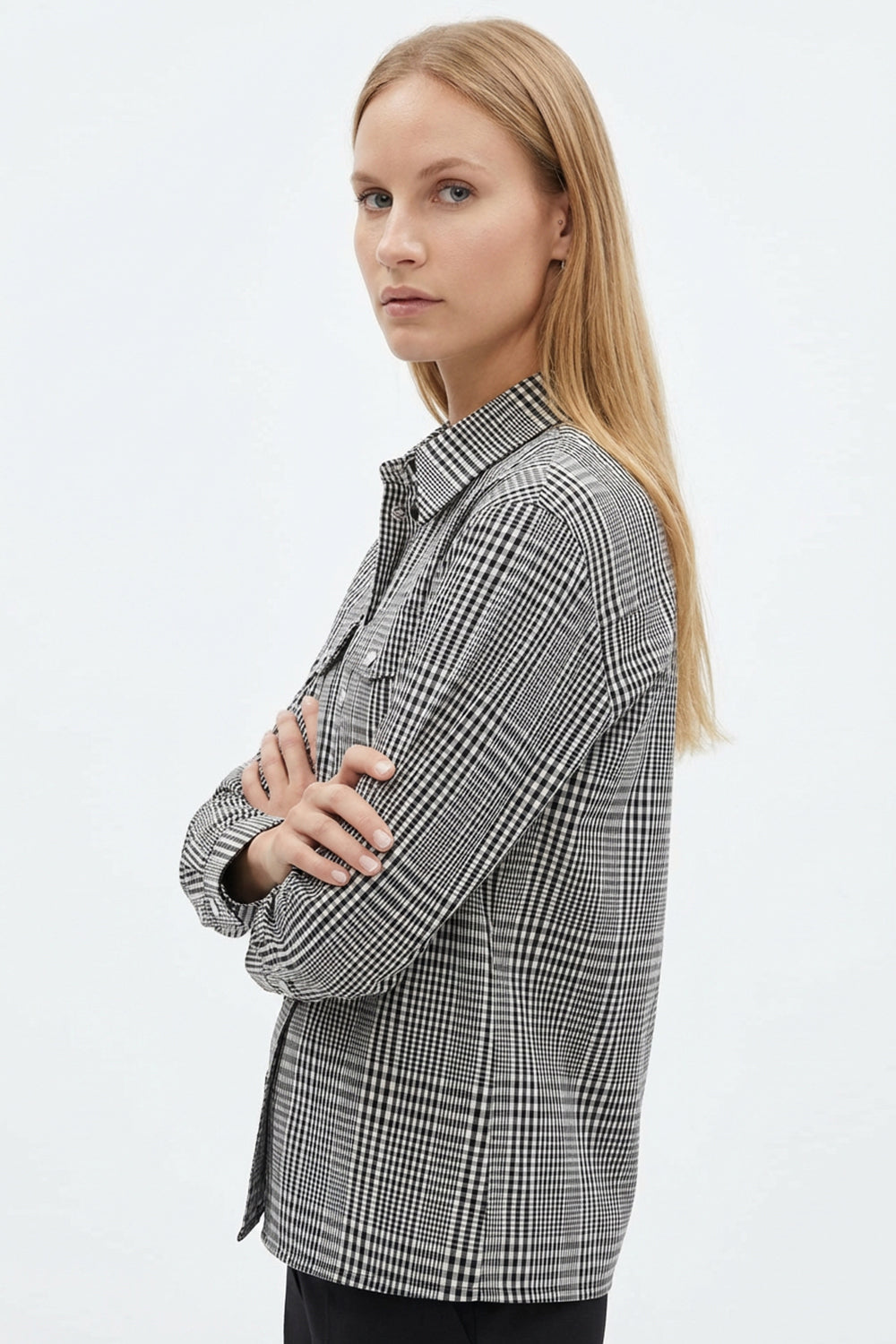 Hayley Long-Sleeve Shirt - Black