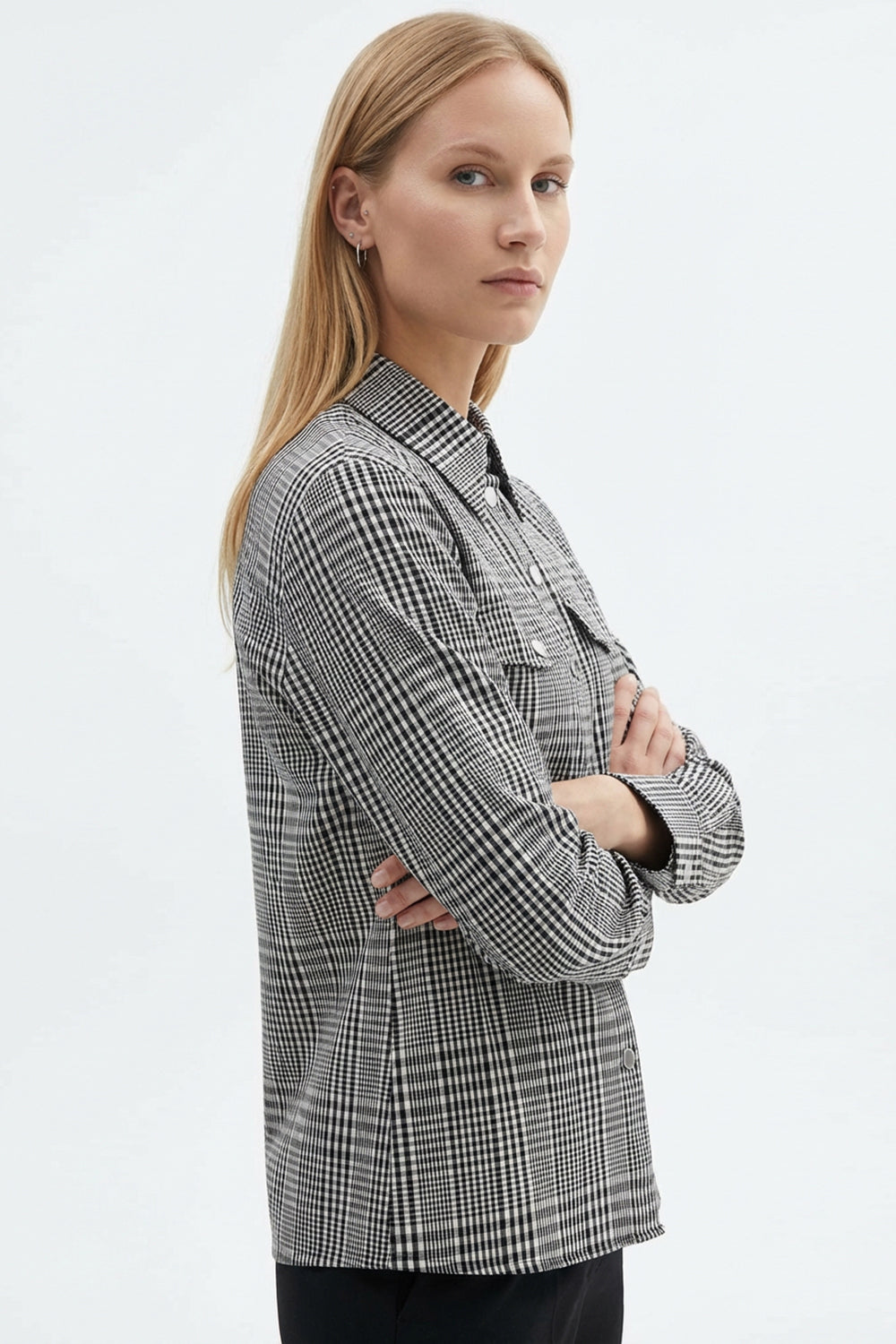 Hayley Long-Sleeve Shirt - Black