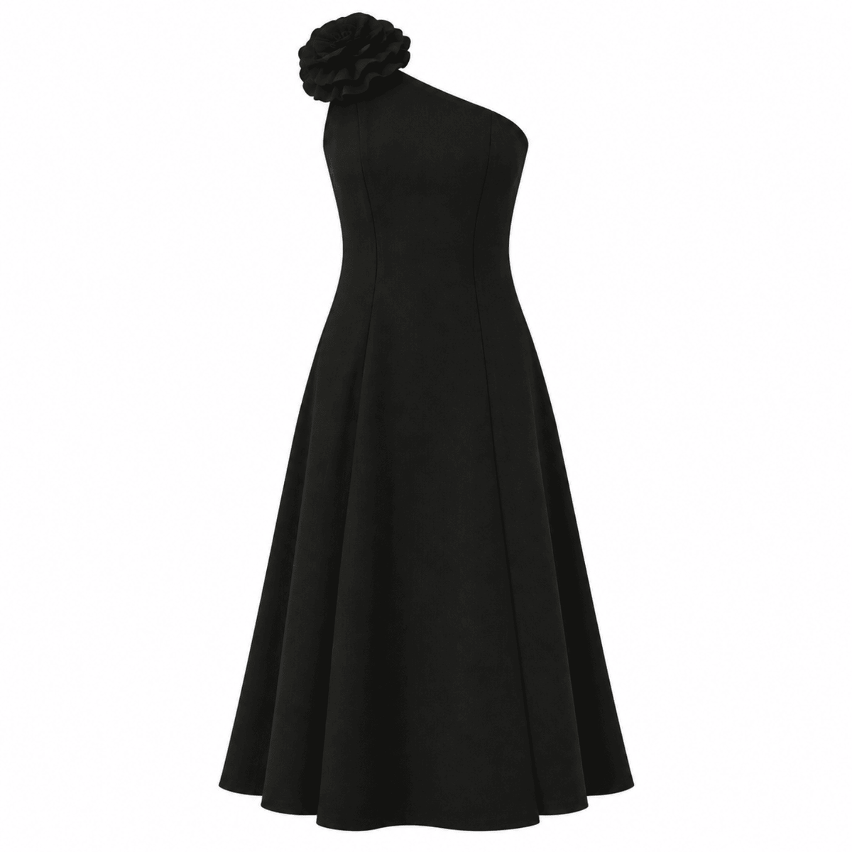 Emmy Midi Dress - BLACK