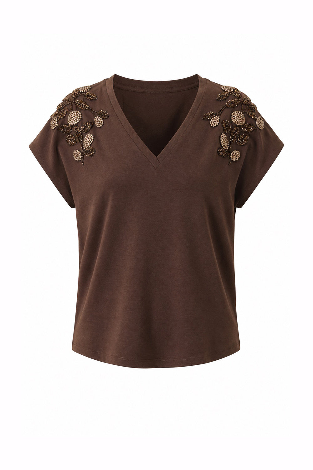 Oaklyn Tshirt - BROWN