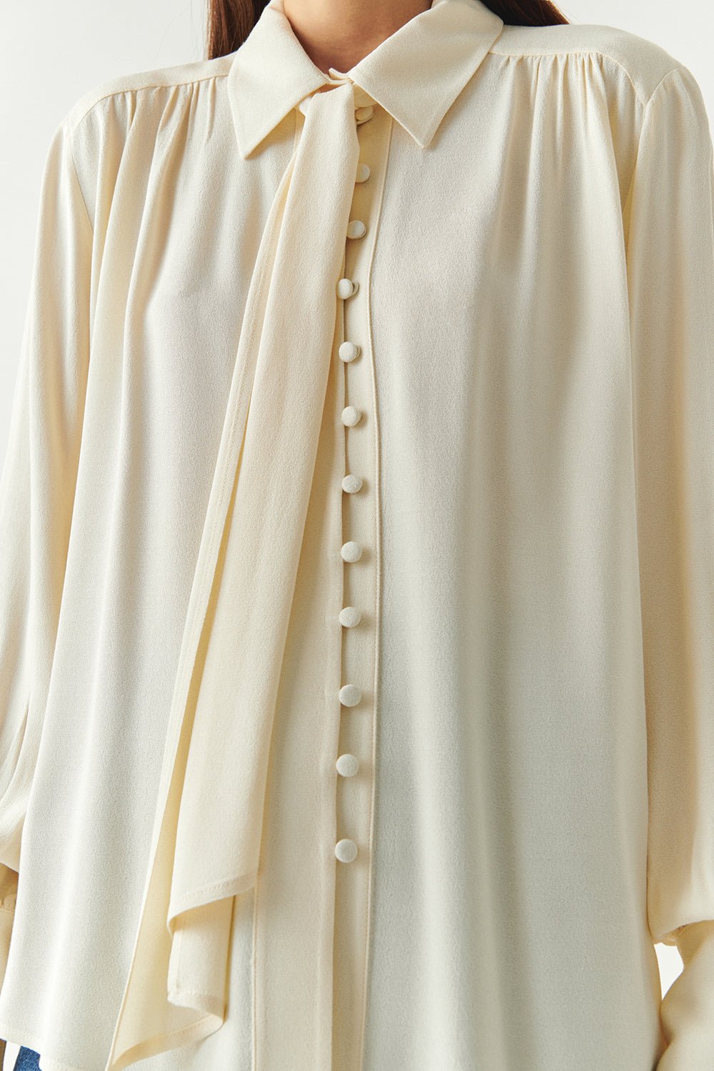Harlee Long-Sleeve Shirt with Shirt Collar