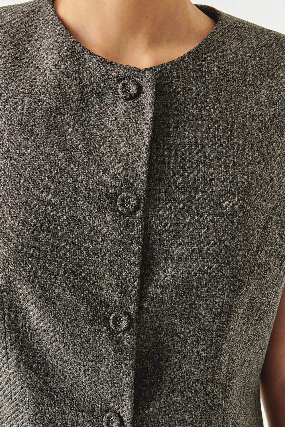Royal Sleeveless Crew Neck Vest