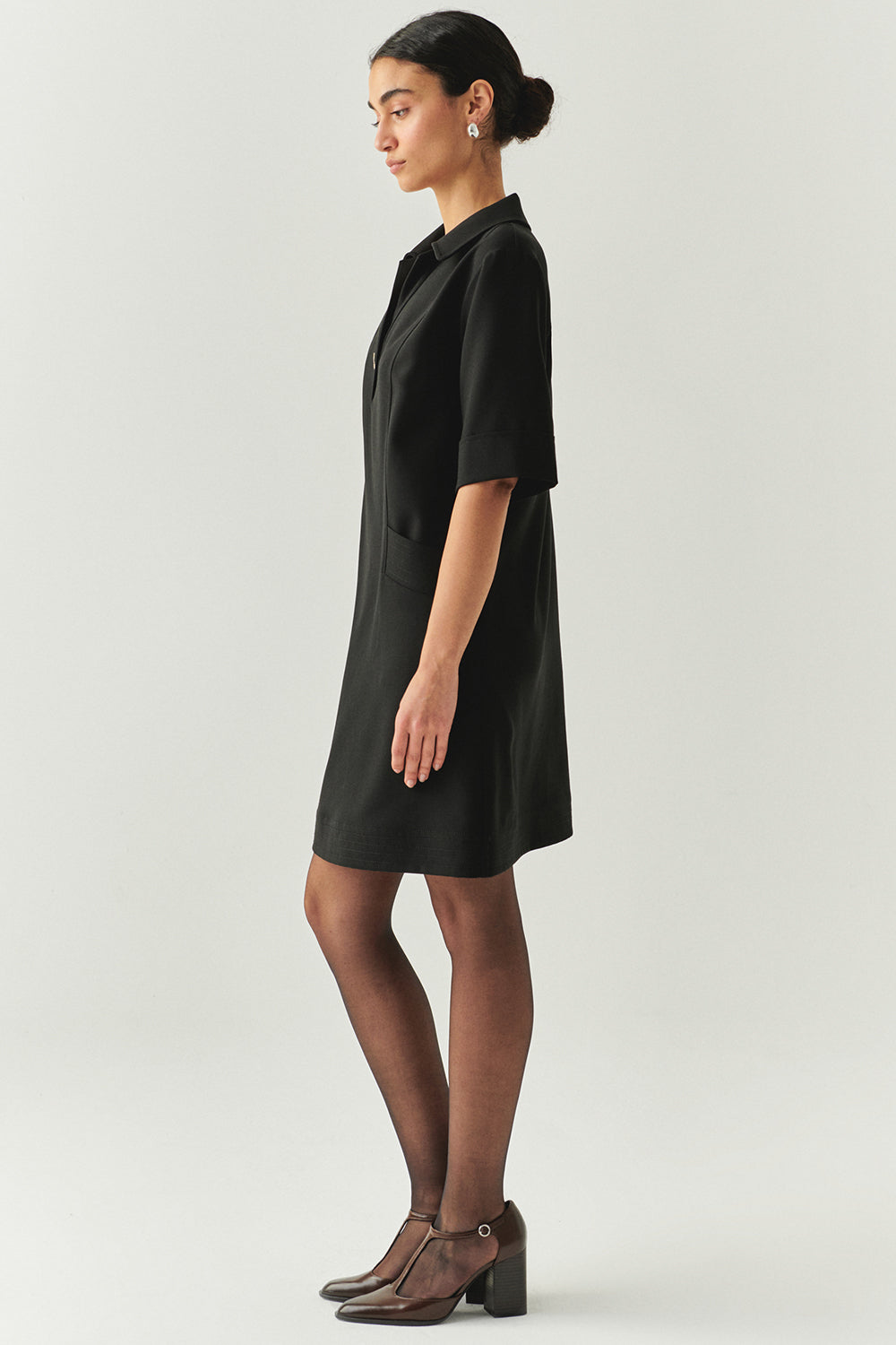 Janelle Short Sleeve Shirt Dress