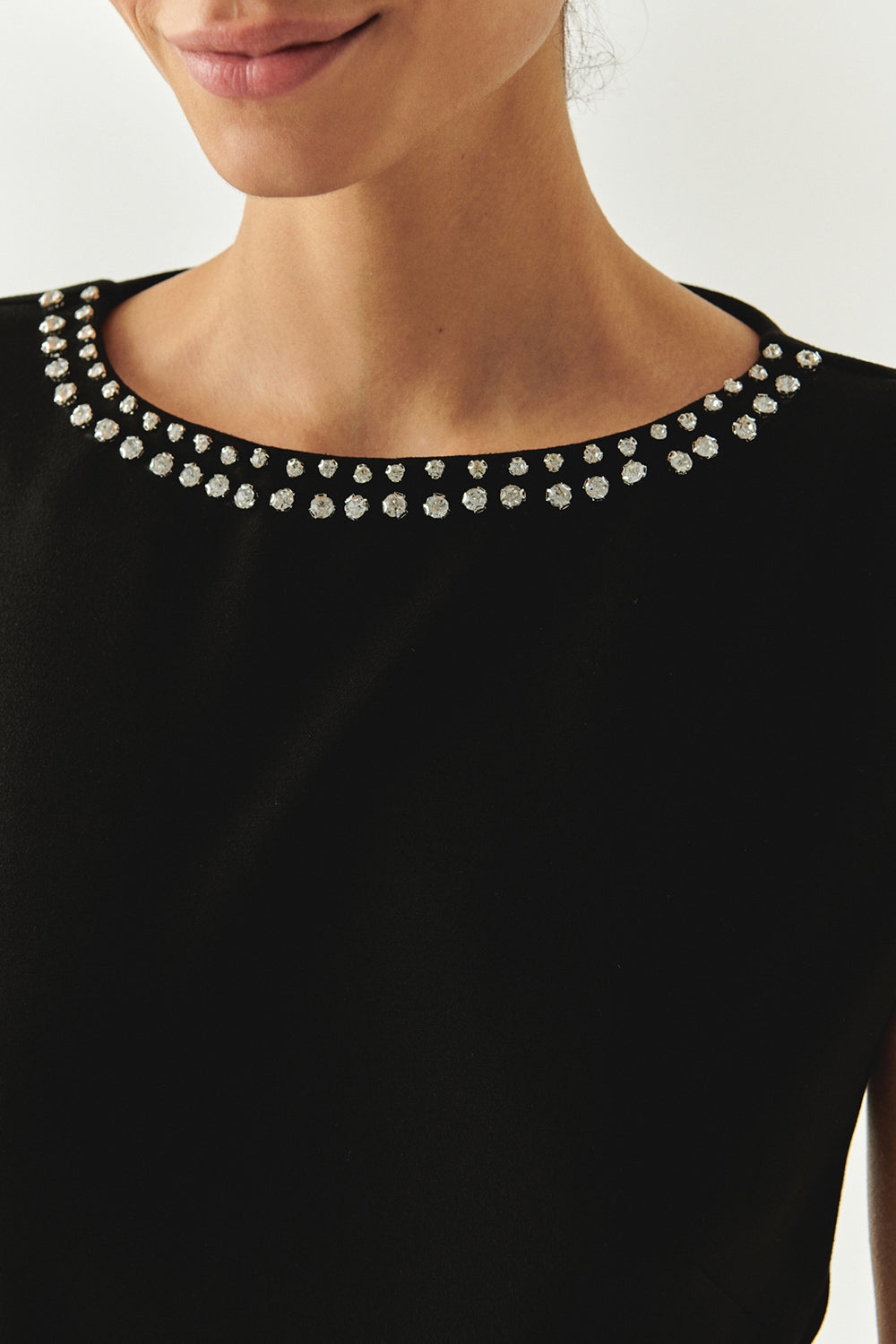 Scout Dropped Shoulder Boat Neck Knit Blouse