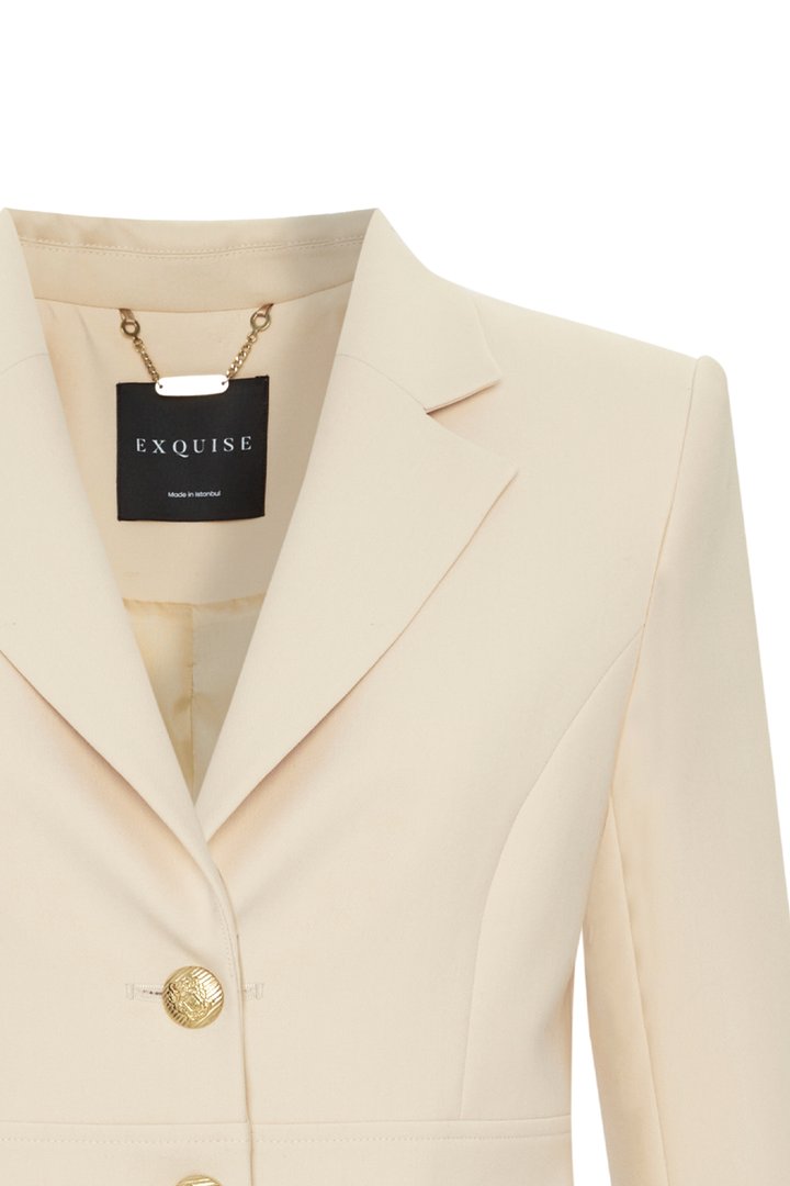 Fitted Pocket Jacket – ECRU