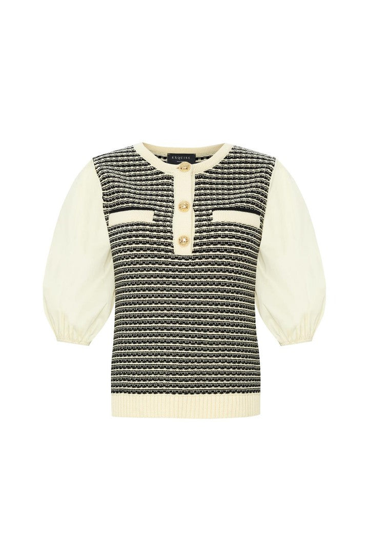 Ahlai Balloon Sleeve Blouse - MULTI COLOR