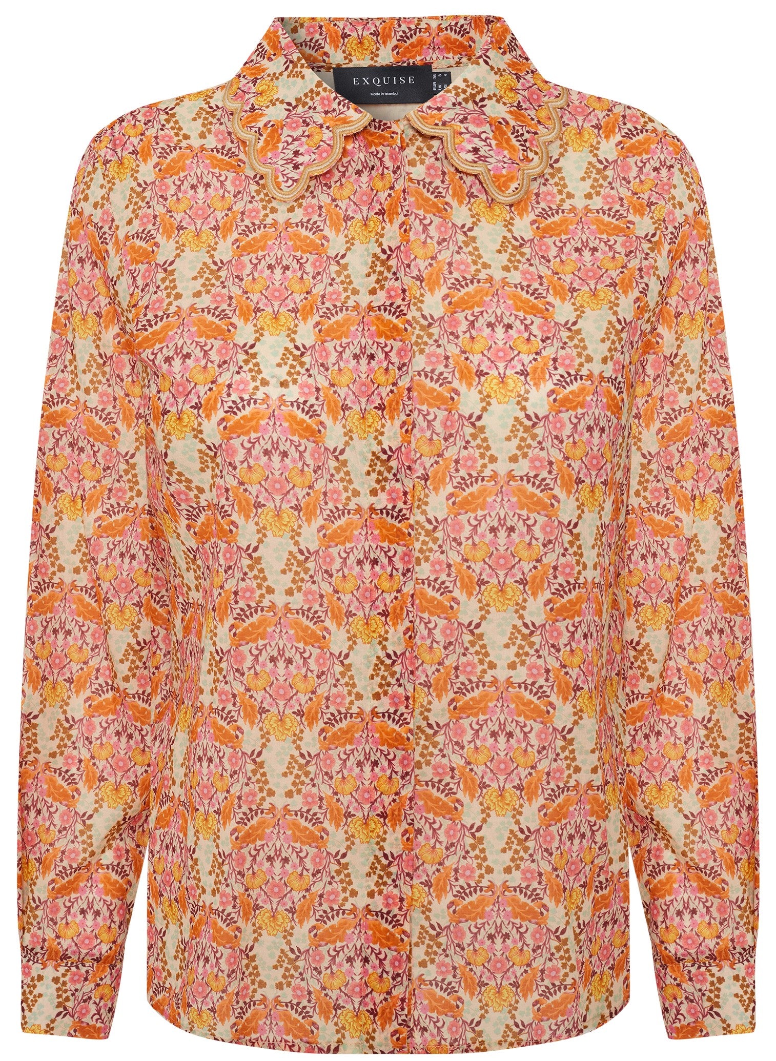 Eloise Collar Floral Shirt - MULTI COLOR