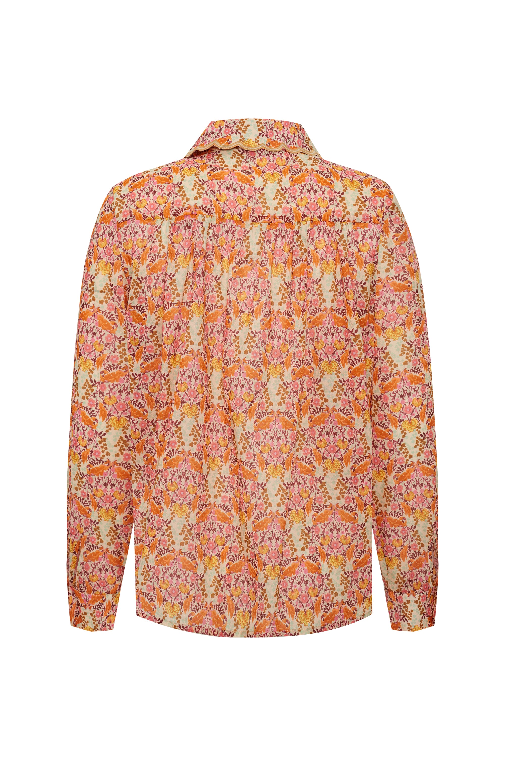 Eloise Collar Floral Shirt - MULTI COLOR