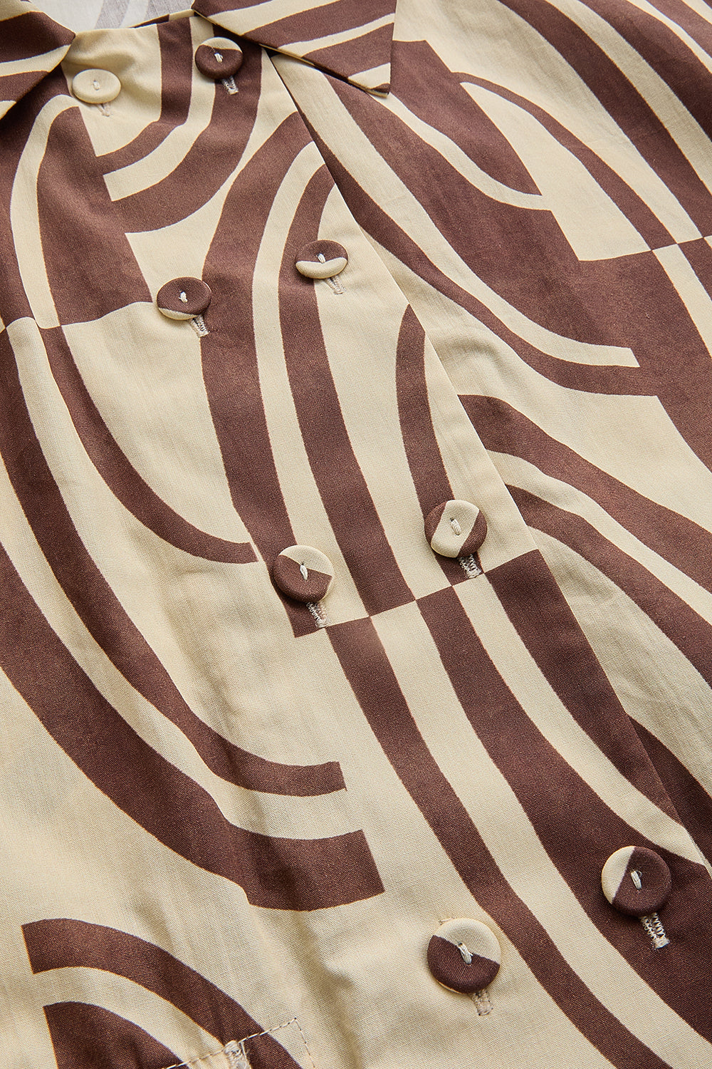 Jocelyn Cotton Shirt - BROWN