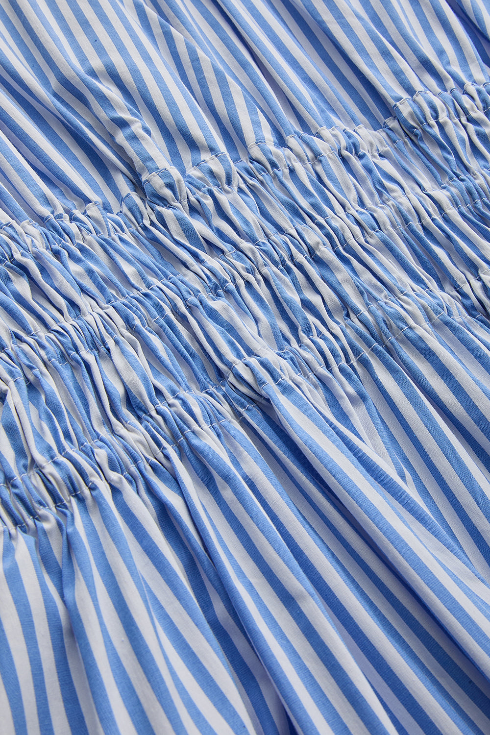 Presley Batwing Drawstring Midi Dress - BLUE