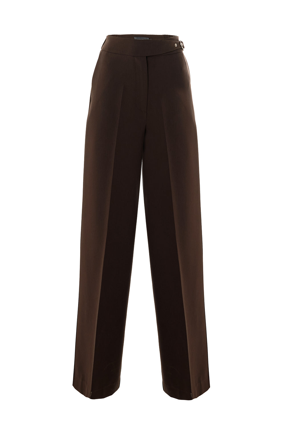 Avayah Pants Tailored Pocketed Pants - Brown
