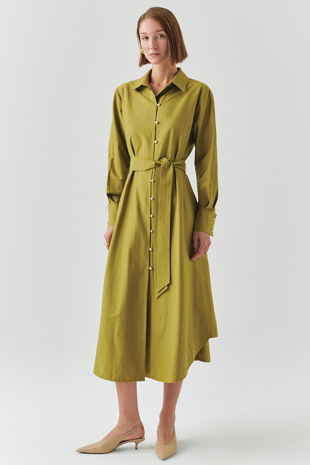 McKinley Belted Shirt Dress